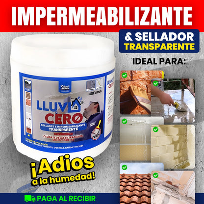 2x1 Sellador Impermeabilizante transparente LLUVIA CERO - Compra Hogar