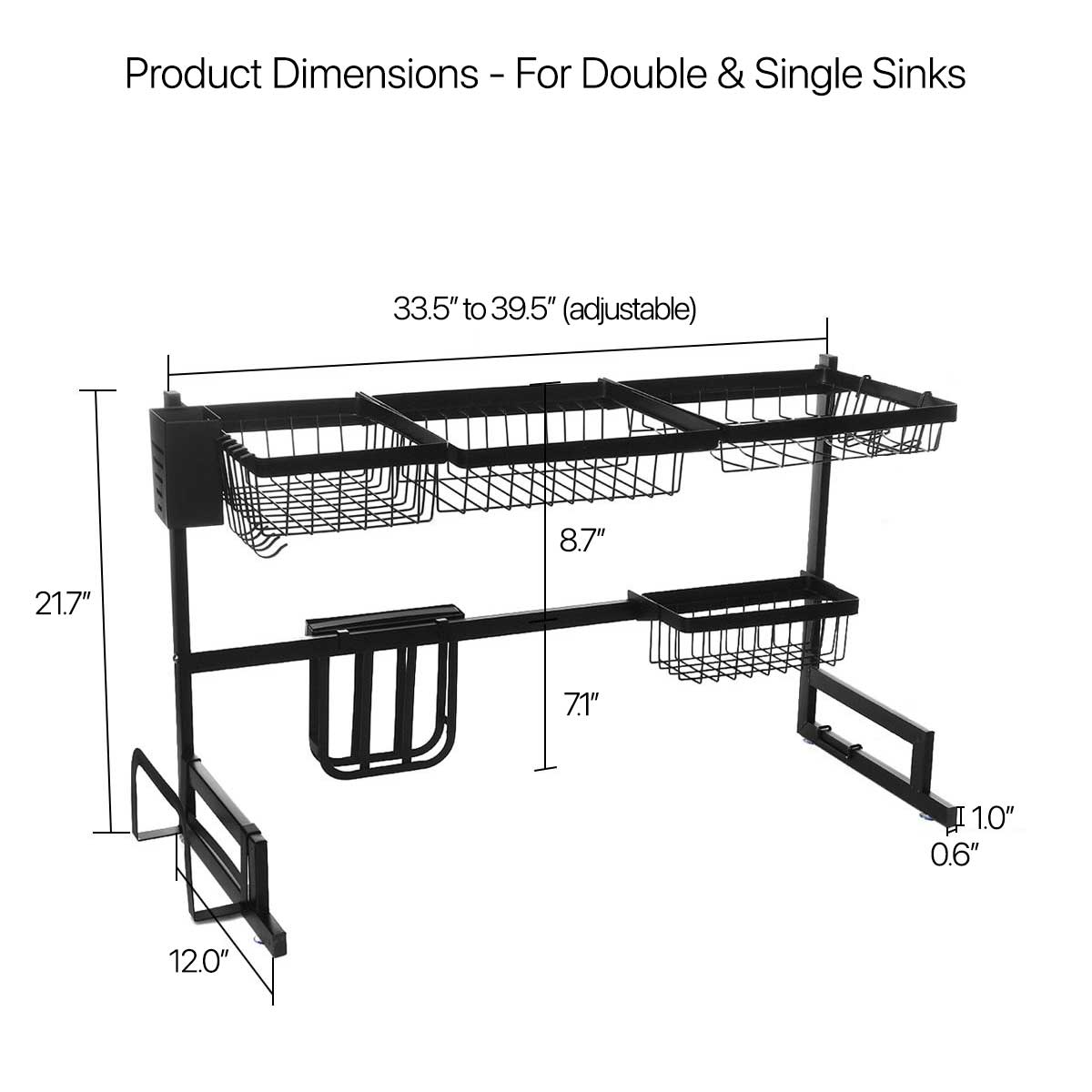 Estante Escurridor de Cocina 🤩 ¡Ahorrar espacio! - Compra Hogar